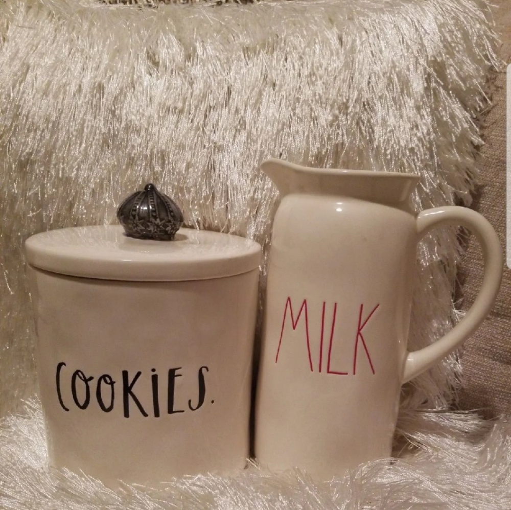 Boutique Cookie Jar & Rae Dunn Pitcher